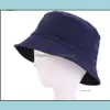 Cappelli a tesa avari Berretti Cappelli, sciarpe Guanti Moda Aessories Cappello a secchiello per uomo e donna Semplice puro cotone autunno primavera Pescatore