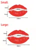 36CM 3D Mirror Wall Sticker Lips DIY Bathroom Decor Stickers Removable Walls Bedroom Decal Art Ornaments Home Decoration Mirrors