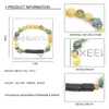 Hebras de cuentas Chakra pulsera de Yoga cuentas de piedra Natural difusor de aceites esenciales para mujeres hombre pareja 2022 Charm Trum22