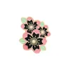 Sakura Emalj Pin Custom Pink White Cherry Blossom Brosches Bag Lapel Pin Cartoon Flowers Badge Jewelry Gift for Kids Friends9236546