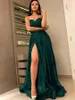 emerald elegant aftonklänning