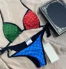 Bikini Moda Seksi Kadın Mayo Sıcak Satış Mayo Ücretsiz Nakliye Kadın Bikinis iç çamaşırı yaz tasarımcısı Mektuplar Lady Twopiece Bathing Suit Yüksek Nitit