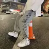 Summer Sport Spodnie Mężczyźni Bandana Jogger Paisley Jogging Szeroki Dres Loose Spodnie Odzież 2021 Streetwear Y0811