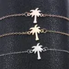 Länk, Kedja Strand Smycken Palm Tree Bangle Armband Sommarstil Hook Många färger