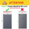 Coque pour Huawei Mediapad M5 Lite 8 8.0 JDN2-W09 JDN2-AL00 Ultra mince housse souple antichoc Funda Capa Coque + stylet