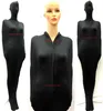 Costume da mummia in lycra spandex nero e blu Costumi con maniche a braccio interne Collant sexy unisex Sacchi per il corpo Sacchi a pelo Catsuit Costume2441