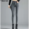 Jean jeans voor vrouwen met hoge taille broek voor vrouwen plus size skinny push up mama jeans vrouw denim potlood broek streetwear 210519