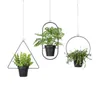 Métal plante cintre chaîne suspendu panier fleur Pot porte-plante jardin balcon intérieur extérieur décoration 210615