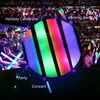 Décoration de fête 20pcs LED éponge en mousse colorée Glowsticks Glow Sticks Concert Anniversaire Club Cheer Fournitures Light Stick7855647