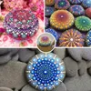 16PCS Mandala Painting Kit Dotting Tools DIY Rock Art Hantverk Pen Paint Stencil Set