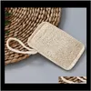 Borstels, sponzen struikgewassen badkamer accessoires bad huizen tuin drop levering 2021 natuurlijke loofah luffa spons schotel reiniging borstel scrubbe