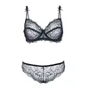 Varsbaby Top Quality Sexy Underwear Mulheres Sutiã Set Lace Bra Lace Push Up Lingerie Set 211104