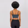 Esportes Bra Yoga Running Gym Roupas Mulheres Meio-comprimento Ao Ar Livre desgaste de tanque com padre Pad Clássico Fivela Back Strap Vest Underwear