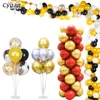 Partijdecoratie Cyuan 7 Buizen Ballonnen Houder Kolom Stand Clear Plastic Ballon Verjaardag Decoraties Kinderen Bruiloft Garlands