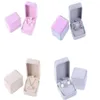 Jewelry Pouches Bags 100pcs/lot Classic Velvet Earring Pendant Necklace Box 7x8.2x4cm Wedding Packaging Storage Case Gift Boxes 10 Colors Ri