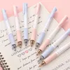 Bollpoint pennor 07mm Söt Sakura Cherry Blossoms 4 färger Pen 56 PCSlot Japanese Kawaii School Supplies Stationery Gift1171502