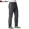 Magcomsen Pantalones de chándal de secado rápido Hombres Casual Joggers Pantalones Gimnasios Fitness Entrenamiento Ropa deportiva Pantalón Elástico Cintura Pantalones de pista de verano 210702