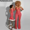 NashaCaite mama i córka ubrania letnie moda paski sexy sling kombinezon mamusie me pasujące strój 210724