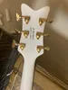 Fabbrica personalizzata The White Falcon 6120 semi cavo jazz sintonizzatori elettrici con tremolo6278218