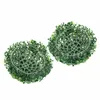 Decorative Flowers & Wreaths Discount !! Artificial Plant Ball Tree Boxwood Wedding Event Home Outdo Ation