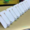 S925 Sterling Silver Flash Design Pearl Earrings Holder Women Diy Pearl Earrings Components Silverguld Color4124150