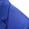 Męski przypadkowy butikowy biznesowy garnitur płaszcz 2 sztuka zestaw / męski stały kolor Slim Fit Blazers Kurtka Spodnie Spodnie X0909