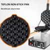 Коммерческий Electric Bubble Waffle Maker Egg Puff Puff Machine Hong Kong Eggettes Waffle Iron Waffle Waffle Waffle Waff / 220V