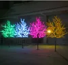 Led Cherry Blossom Tree Light 1,5m 1,8 m Nyår Bröllop Luminaria Dekorativa trädgrenar Lampa Utomhusbelysning