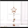 Decorações Wooden Wood Star Pingentes Pine Cone Árvore de Natal Ornamentos Decoração de Xmas Decoração para Home1 5WT44 CWS