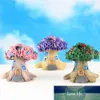 1 adet Yapay Ağaçlar Peri Bahçe Mini Bitkiler Ev Masa Bonsai Dekor 3 Renkler Dollhouse Minyatürleri Fabrika Fiyat Uzman Tasarım Kalitesi Son Tarzı Orijinal