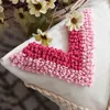 Pink Cushion Cover elfenbenskudde fall täcker 30x50 cm/45x45 cm bomullsbroderier diamant för hemdekoratio vardagsrummet sovrum 210401