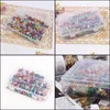 ファイリングサプライズ500 PCS/ロット装飾標準プッシュピンMTIカラードロップデルを使用してホームオフィスに適しています