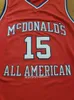 Vince Carter McDonald's All American Basketball Jersey Mens Kvinnor Ungdom Beställningsnummer Namn Jerseys XS-6XL