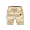 Sommar baby mode spädbarn pojkar bomull shorts för pojkar barn casual kläder baby barns 2-6y 4066 01 210622