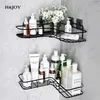 Étagère de salle de bain organisateur étagères cadre d'angle fer douche Caddy support de rangement porte-shampooing pour accessoires HJOY 211112