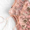 NXY sexy setWomen Teddy lingerie Sexy Underwear Erotic Corset Lace Mesh Sleepwear Nightwear Embroidered strap sexy pajamas 1127