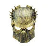 Maschera Predator Halloween Maschera horror Lone Wolf Mask Masches Snap Iron Maschere Cosplay Costume Forniture Masche