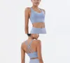L-01 Spor Sutyen Yoga Kıyafetler Vücut Geliştirme Tüm Maç Rahat Spor Şınav Kadınlar Iç Çamaşırı Yüksek Kaliteli Kırpma Kapalı Açık Egzersiz Giyim Tops