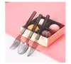 Disposable Service Set Plast Porslin Kniv Forks Spoon Bestick Party Födelsedag Middag Cake Dessert Bröllopsplattor WLL764