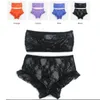 Porn Sexy Femmes Lace Tulle Lingerie Set Ruffle Sleepwear Babydoll Ladies Erotic Bandeau Underwear Nightwear Exotic sets bras215r