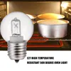 Light Beads E27 40W Oven Cooker Lamp Heat Resistant Microwave Bulbs 220/110V 500 Degree High Temperature For Refrigerator Toaster