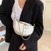 One Shoulder Cross body Fashion PU Dumpling Bag Waist Handbag Chain Zipper Women's Tote Quality Design Purse