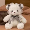 30 centímetros de seda bowknot fita brinquedos de pelúcia presentes brinquedo de pelúcia boneca urso pingente de decoração para casa PP algodão macio Stuffed Bears Brinquedo-boneca