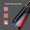 Infrared Hair Straighteners curling iron Brush Anion Flat Straightening Comb Tourmaline Ceramic Plate