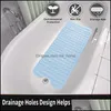 Aessories Home & Gardenz&L Extra Long Bath Mat Mas 40X100Cm Safety Shower Bathtub Mats Non Slip Bathroom Floor For Kids/Elderly /Disabled Dr