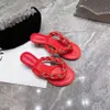 2021 Zomer Dames Multi Color Herringbone Slippers Mode Ketting Hand Geweven Sexy Tapered Mid Hak Schoenen