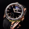 ETERNITY Sport Watches JBF آخر ترقية Fifty Fathoms Real Tourbillon Automatic 5025-3630-52A Power Reserve Dial Mens Watch Rose205J