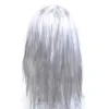 Boże narodzenie starzec długa biała broda czarownica Cosplay maska dla dorosłych kostium lateksowy Heaear jeden rozmiar X0803
