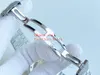 2 f￤rger 40 mm handledsklockor 5711 rostfritt st￥l diamant bezel asia 2813 r￶relse automatisk mekanisk transparent herrklocka wat226q