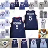 Connecticut UConn Huskies basketbalshirt NCAA College Paige Bueckers Tyler Polley Andre Jackson Adama Sanogo Jalen Gaffney R.J. Cole Tyrese Martin Akok